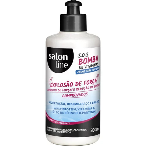 Salon Line Vitamin Bomb Combing Cream Strength Explosion 500ml