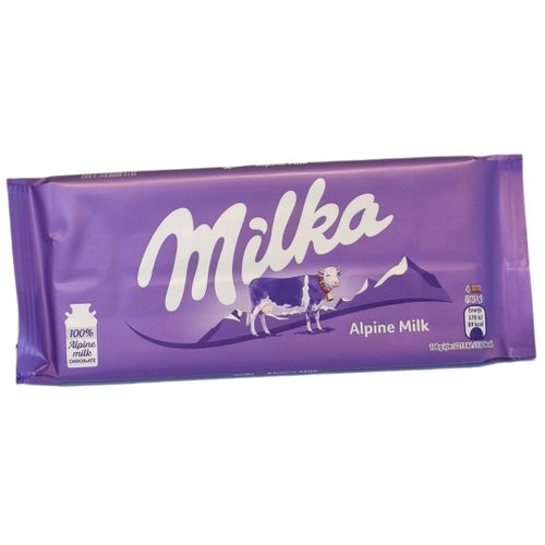 Milka Bar Chocolate Alpine Milk 100g