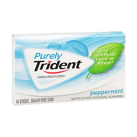 Trident Purely Trident Peppermint 14 Sticks