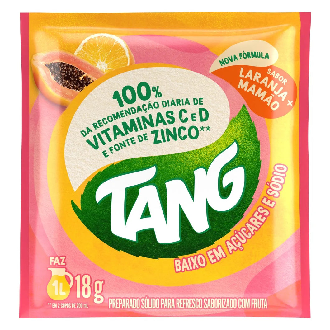 Tang Orange and Papaya Powdered Juice Drink Mix 18g