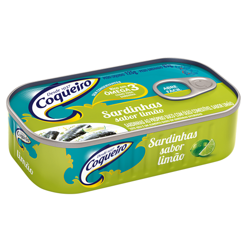 Coqueiro Sardine Lime 125g