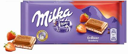 Milka Bar Strawberry 100G