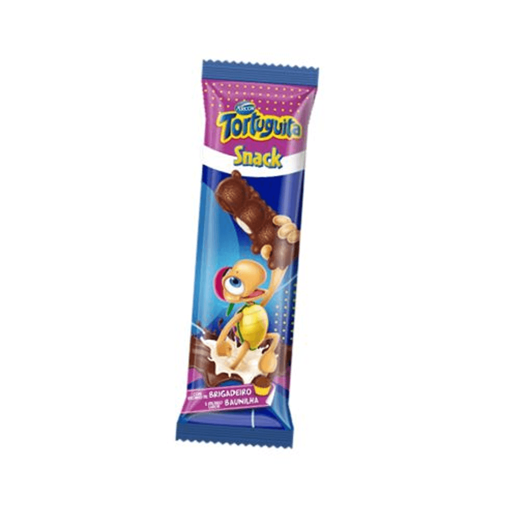 Tortuguita Snack Brigadeiro and Vanilla 28g