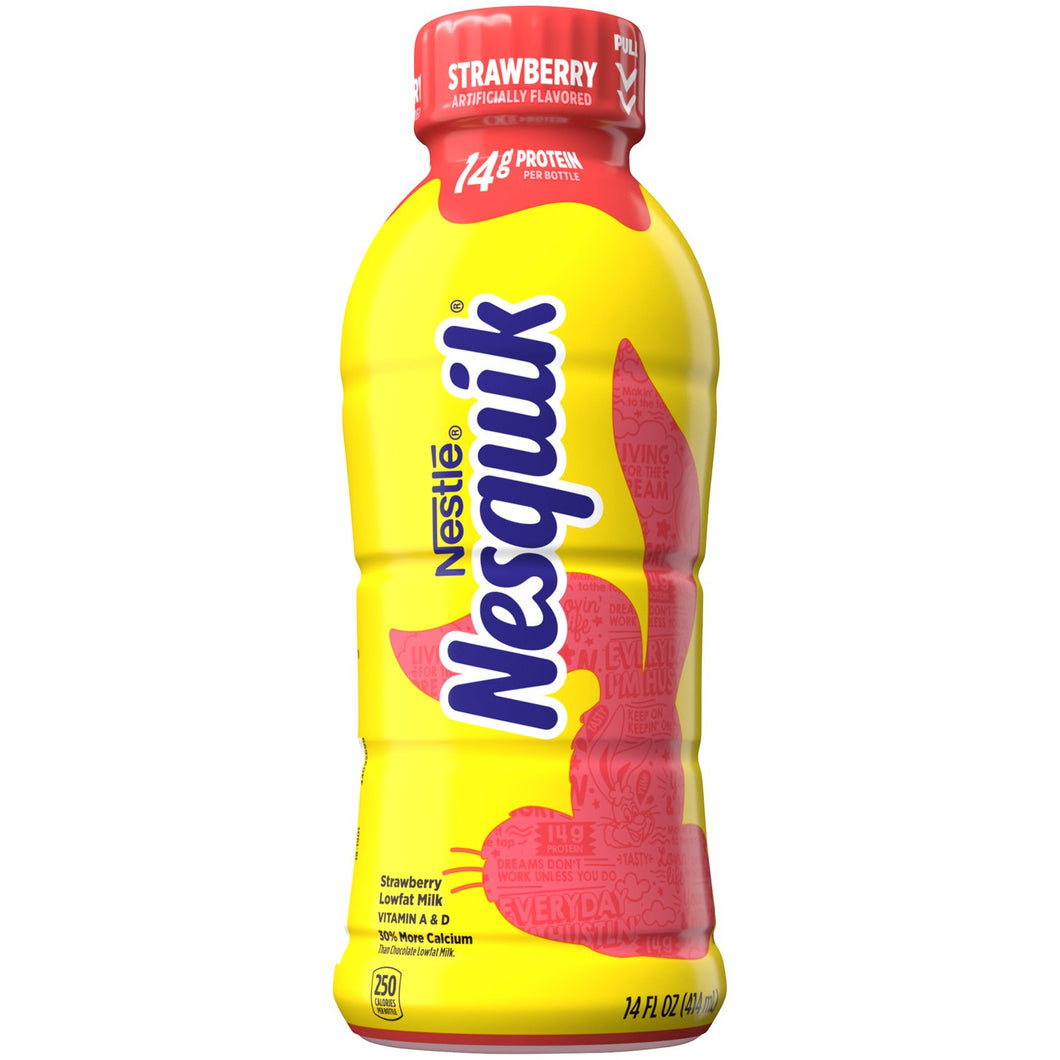 Nestle Nesquik Strawberry Lowfat Milk