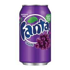 Fanta Grape Soda Can 12 Fl Oz